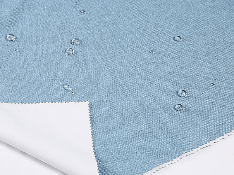 100% полиэфирная чернополированная ткань с покрытием