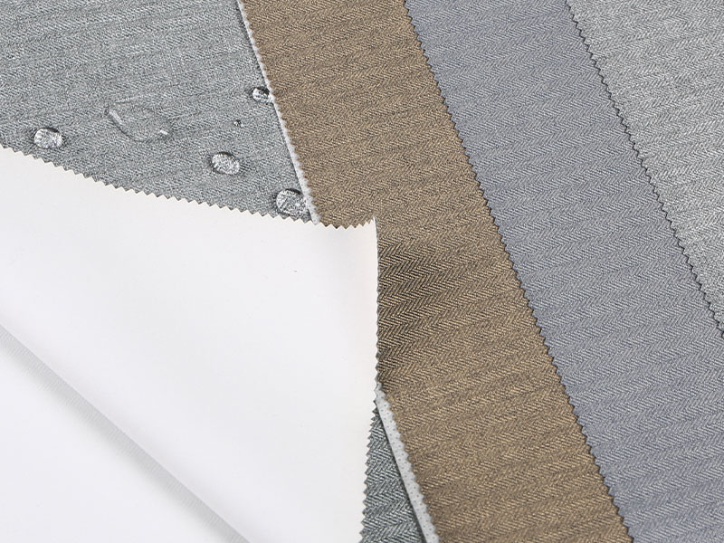 100% полиэфирная чернополированная ткань с покрытием