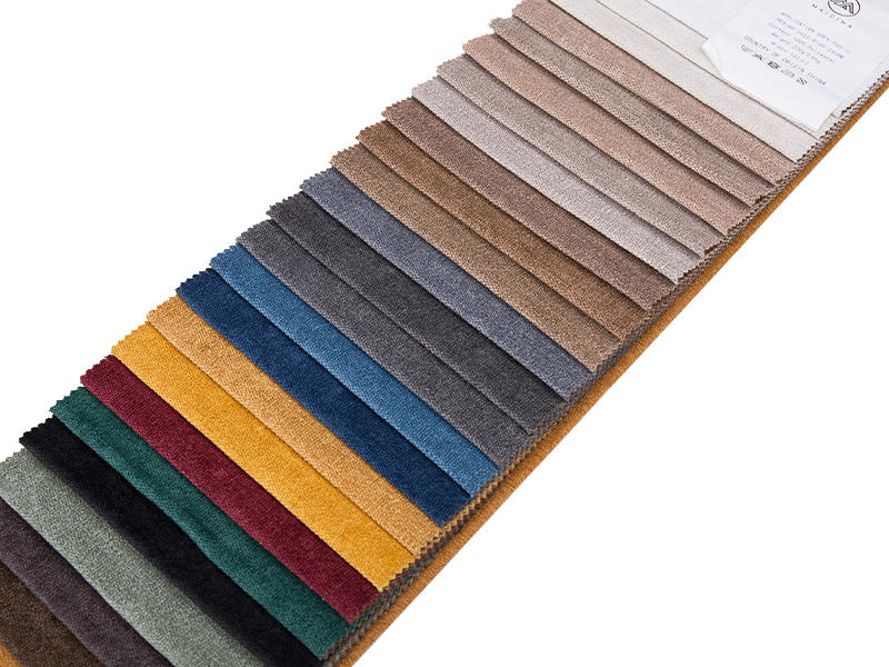 250 - 520GSM с твердым цветом Chenille обивочная ткань