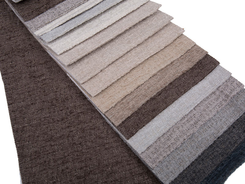 250 - 520GSM с твердым цветом Chenille обивочная ткань